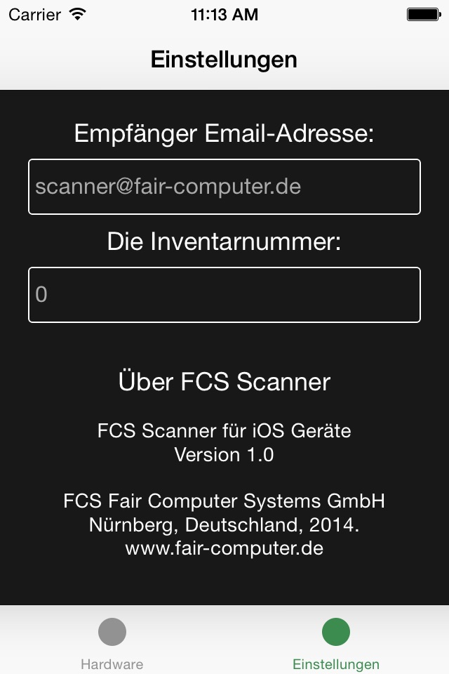 FCS Scanner screenshot 2