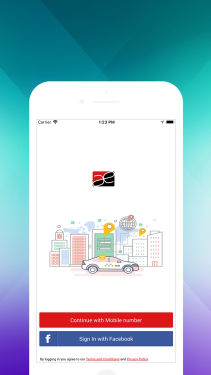 AET rideshare Passengers App