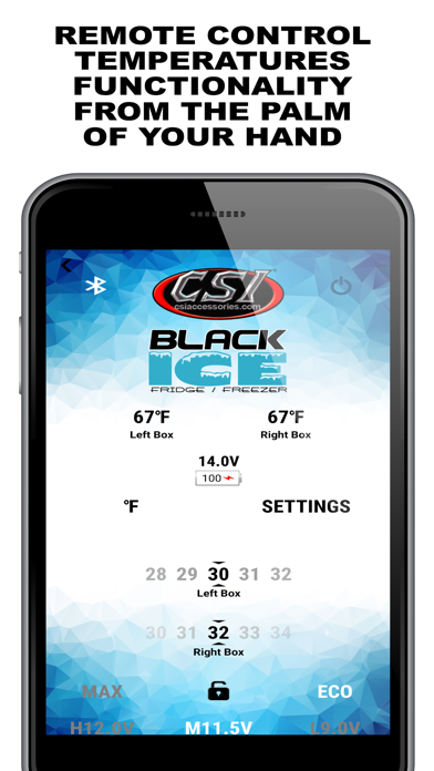 CSI Black Ice Fridge Freezer screenshot 2