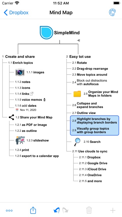 SimpleMind - Mind Mapping screenshot-3