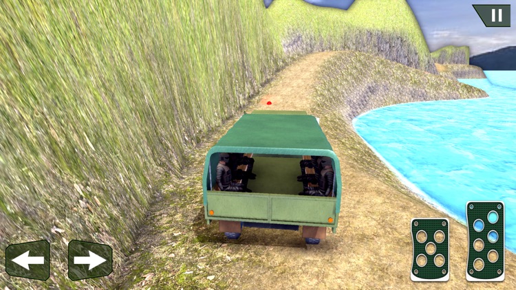 Military big truck driving 3D screenshot-5