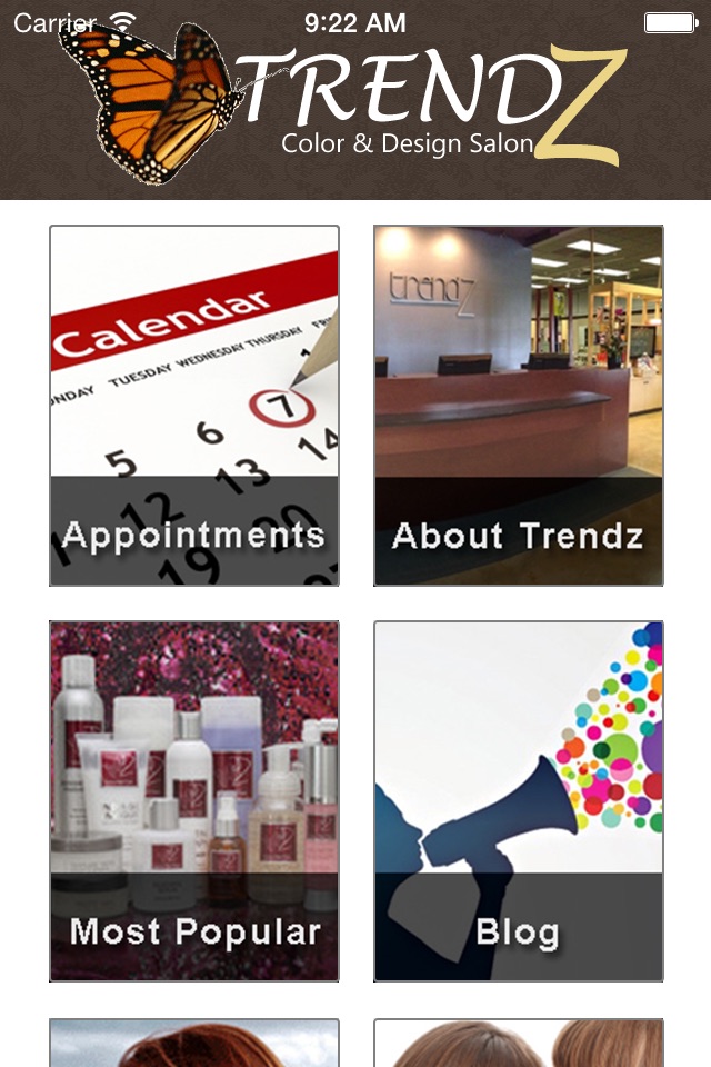 Trendz Color & Design Salon screenshot 3