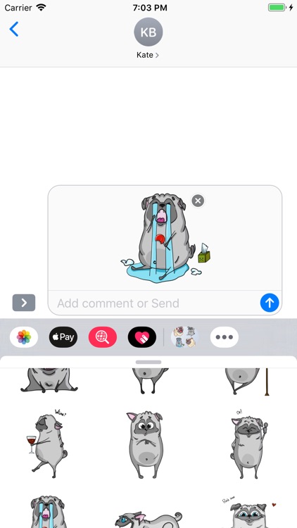 Epic Pug Emojis screenshot-6