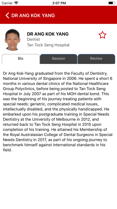 Singapore Dental Association screenshot 4