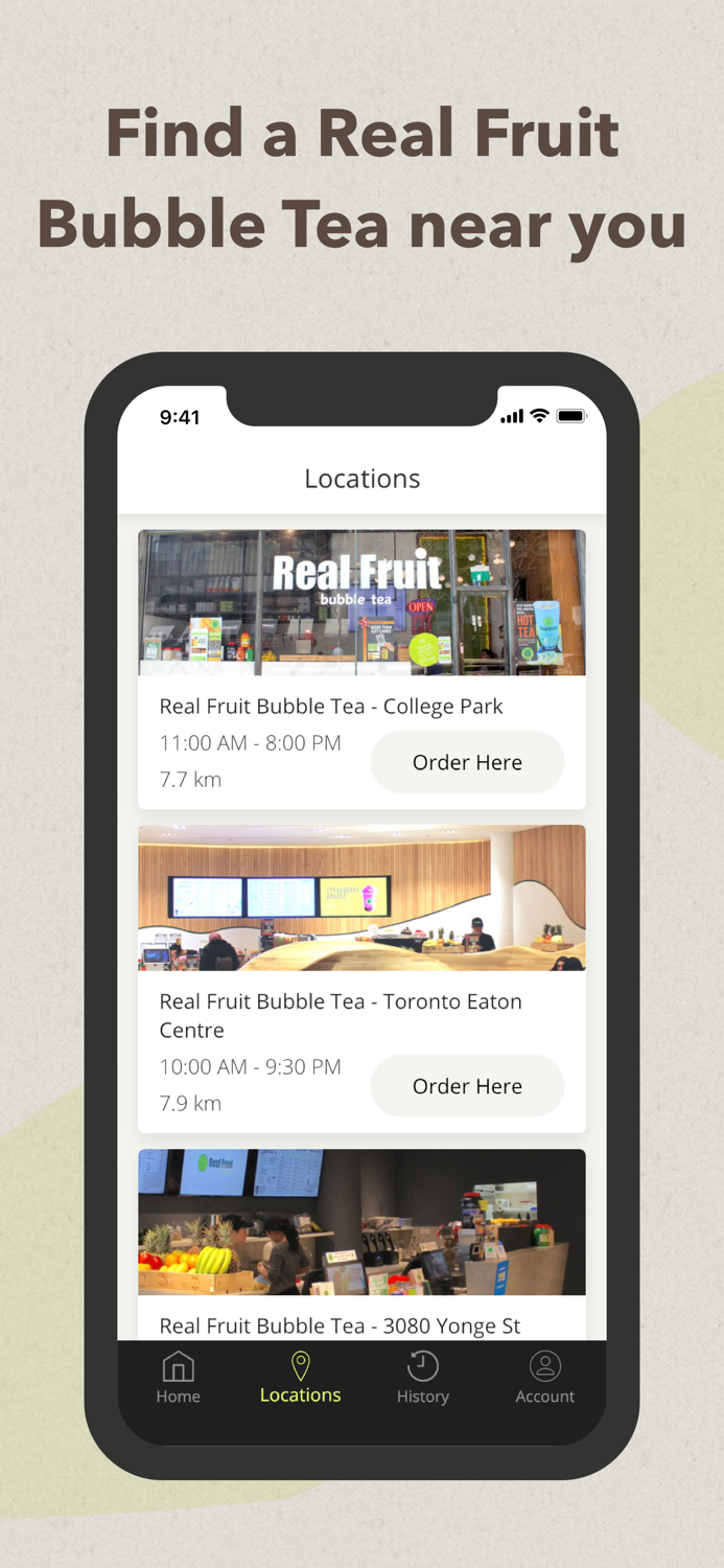 Real Fruit Bubble Tea