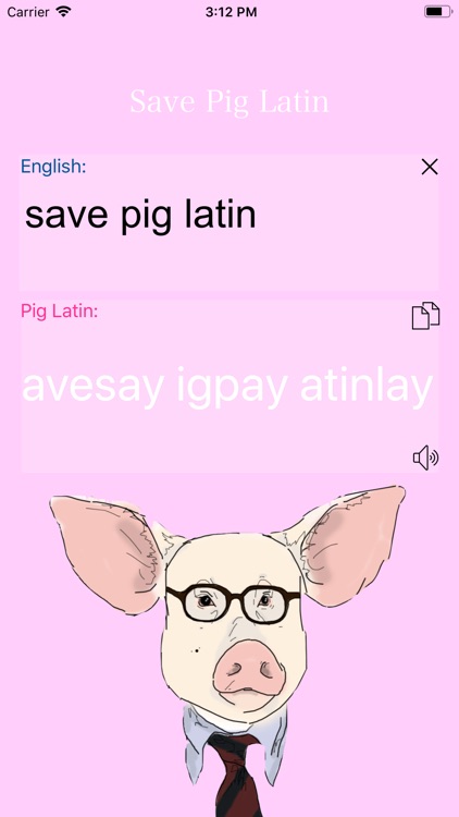 Save Pig Latin