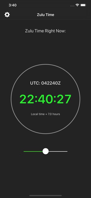 Zulu Time Widget - GMT/UTC