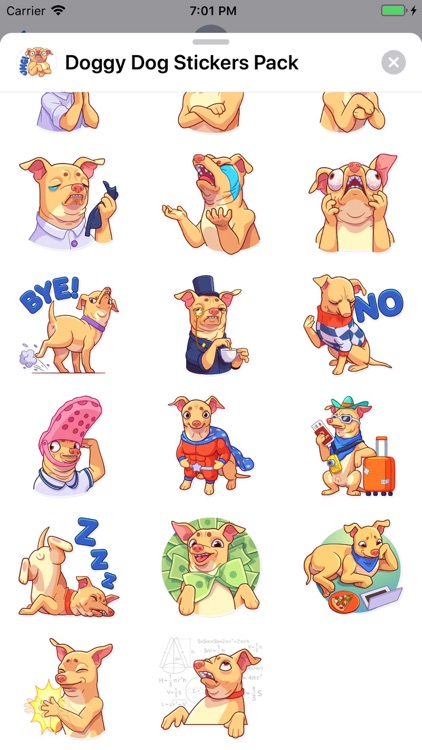 Doggy Dog Stickers Pack