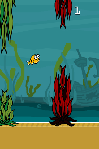 Flashy Fish! - Flappy Game screenshot 2