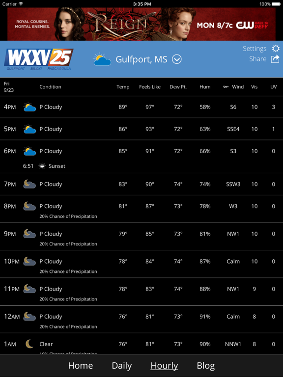 WXXV Weather screenshot 3