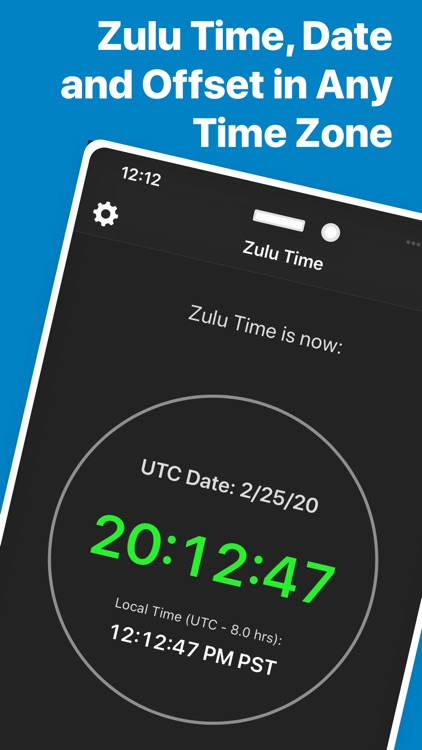 Zulu Time Widget - GMT/UTC screenshot-0
