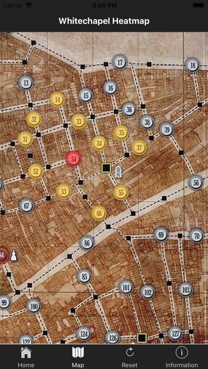 Whitechapel Heatmap