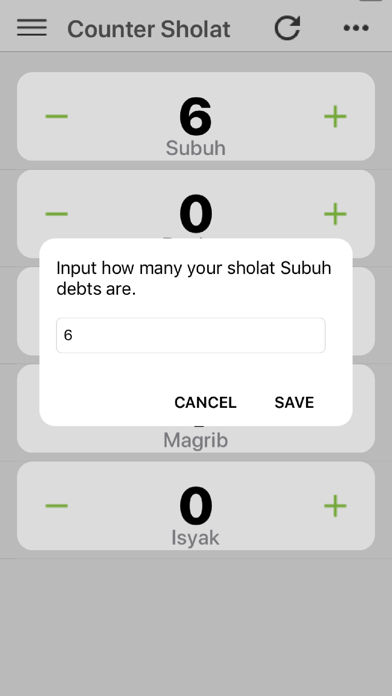 Counter Sholat screenshot 2