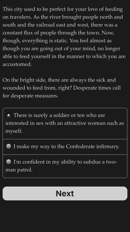 Choice of the Vampire