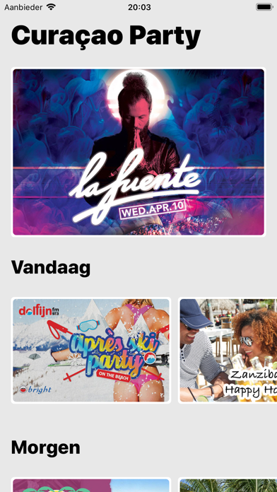Screenshot #1 pour Curacao Party