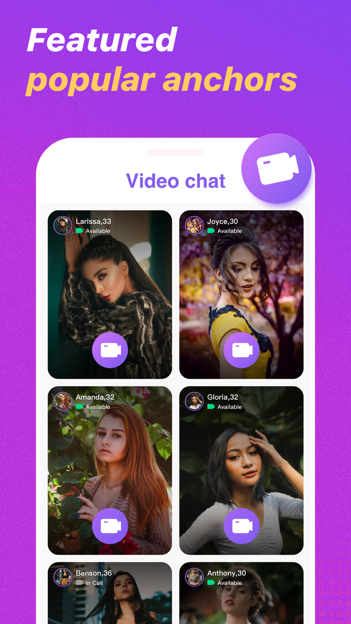 Mature meet：Live chat by video