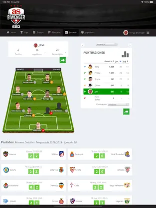 Zrzut 4 Biwenger - Fantasy manager iphone