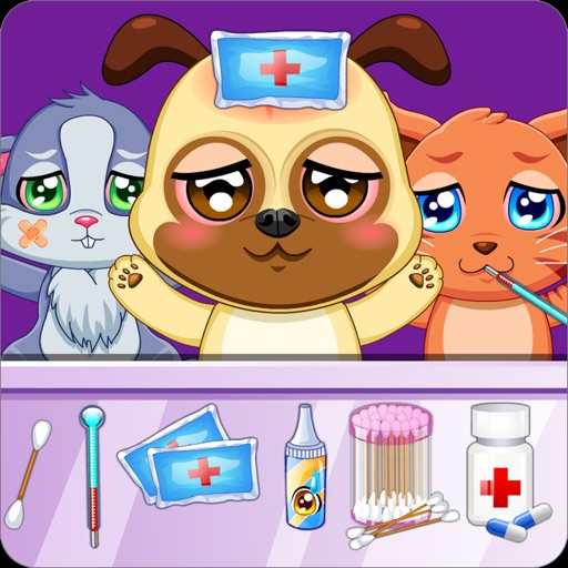 Pet Doctor Animals Caring Game