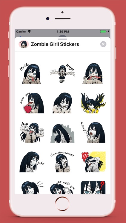 Zombie Girl Emojis