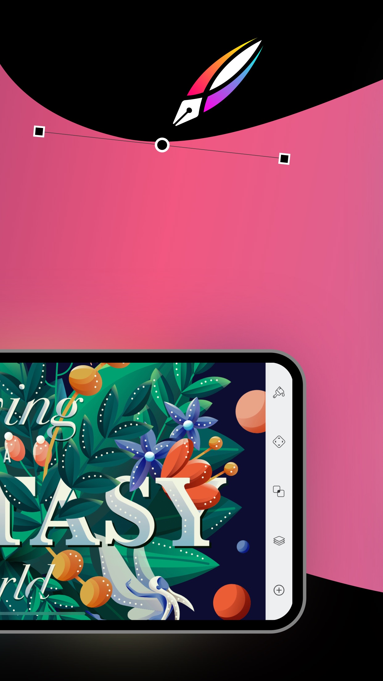 Screenshot do app Vectornator: Design Software