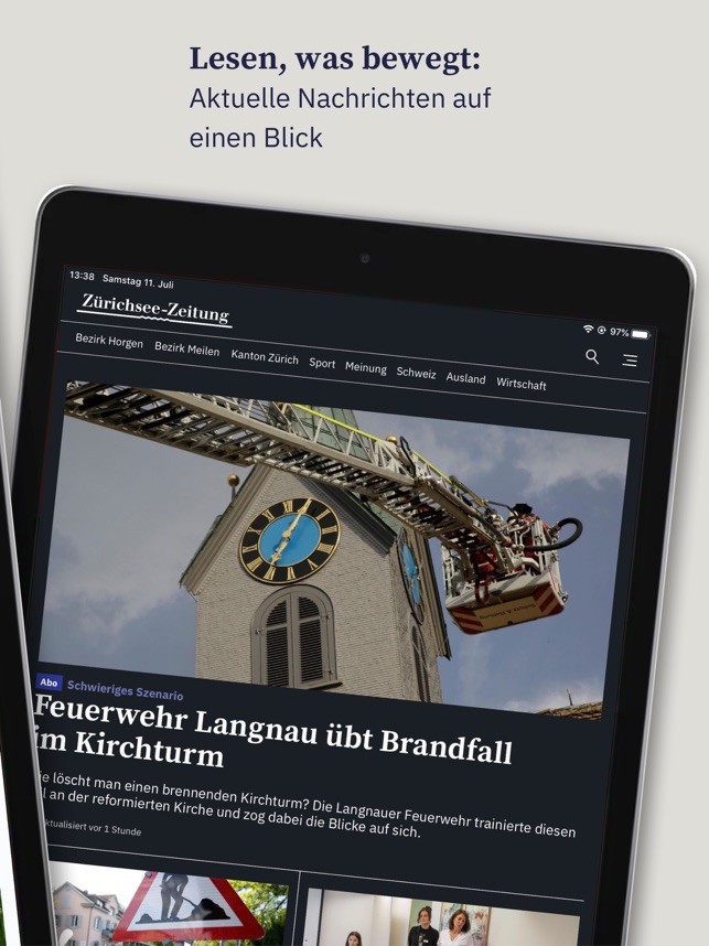 Zürichsee-Zeitung - iPad(圖2)-速報App