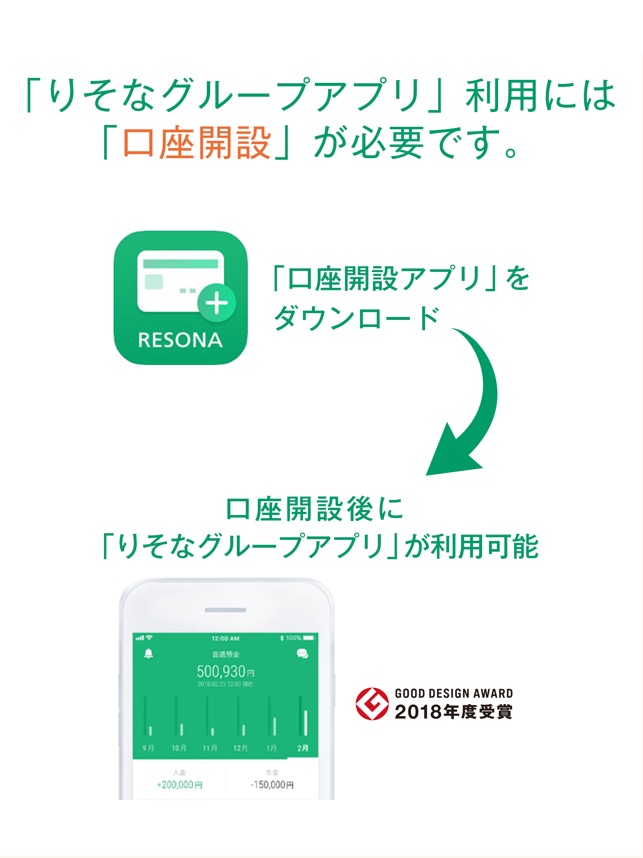 りそな 口座開設アプリ をapp Storeで