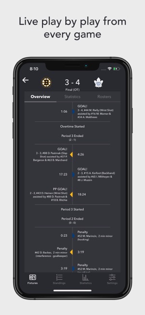 NHLive - Ultimate hockey app(圖3)-速報App