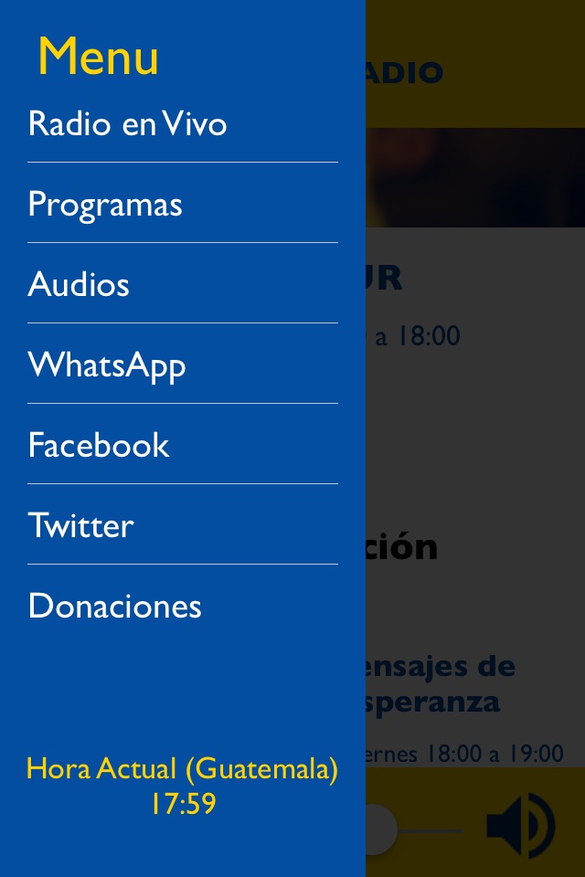 Unión Radio GT screenshot 2