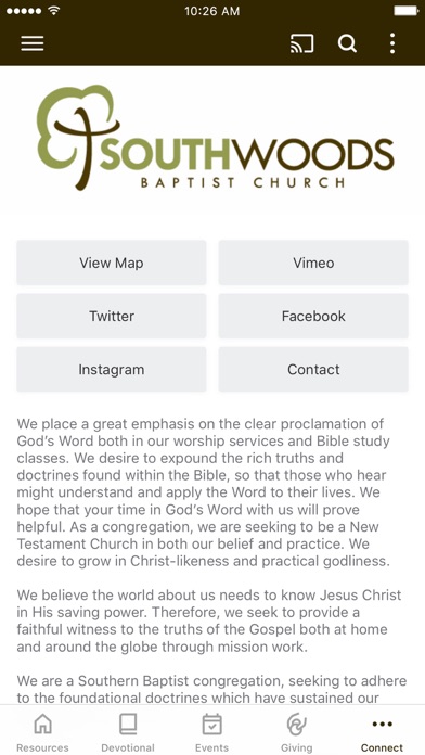 South Woods Baptist Church screenshot 3