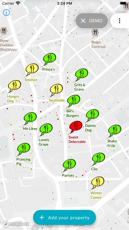 Wifi & Food – Live Map