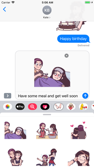 Young Couple Life Stickers(圖5)-速報App