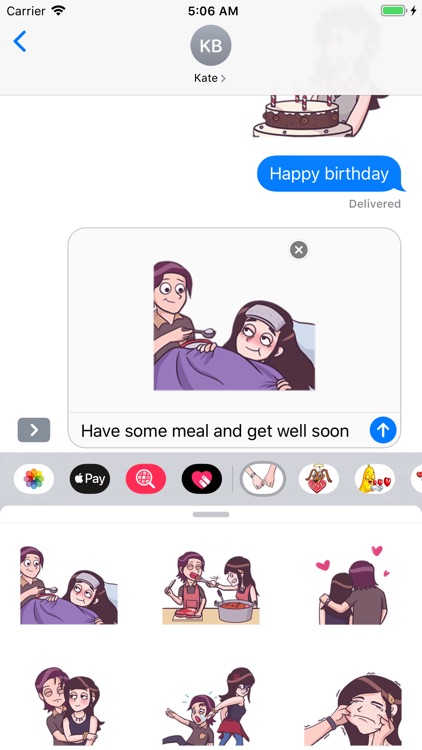 Young Couple Life Stickers screenshot-4