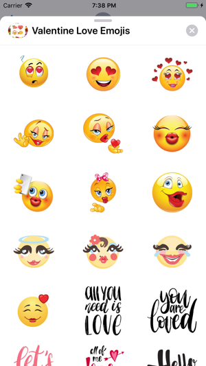 Valentine Love Emojis(圖3)-速報App