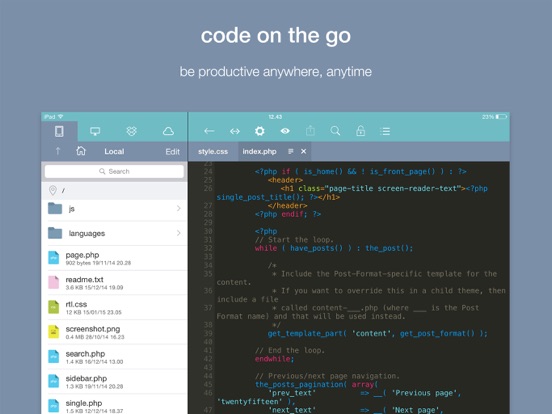 Koder Code Editor screenshot