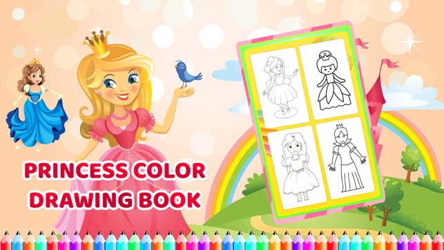 Princess Colour Drawing Book(圖3)-速報App