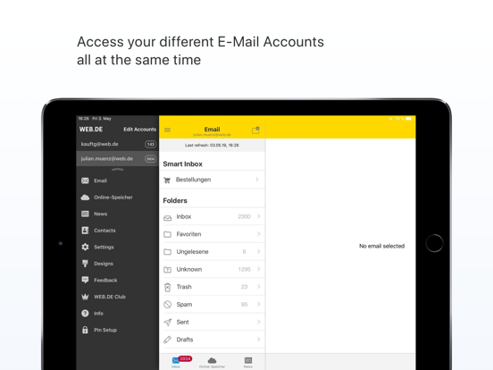 WEB.DE Mail & Cloud screenshot 3