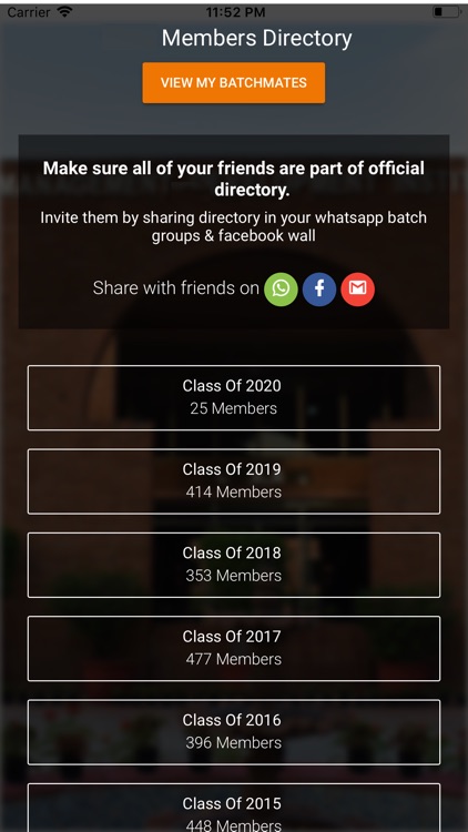 SXCCAA Alumni Portal