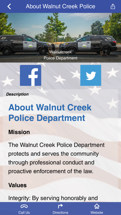 Walnut Creek Police Department screenshot 2