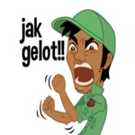 Jawa Lucu Sticker