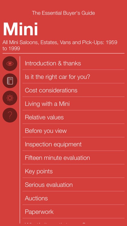 Mini – Essential Buyer's Guide
