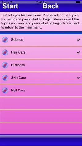 Game screenshot Test Review Cosmetology Master apk