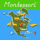 Animals of North America - Montessori Geography