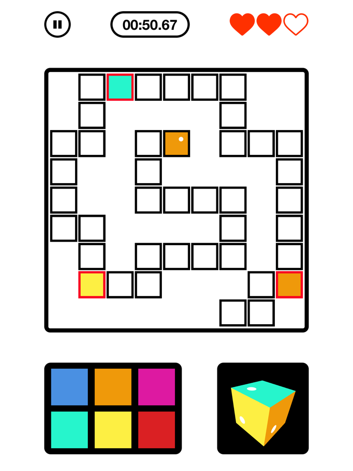色块迷踪 - 增强大脑空间力游戏
