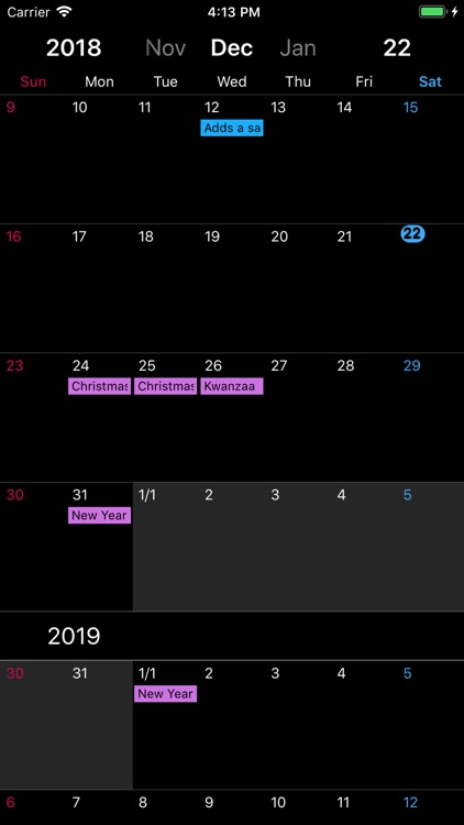 DoDay ∞ scroll Calender