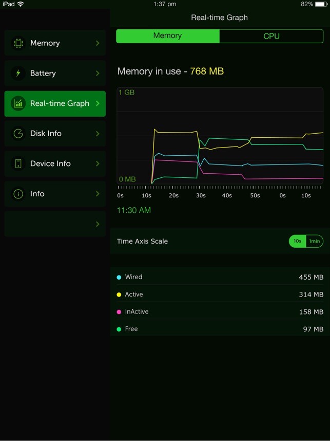 Tekton Technologies releases System Activity Monitors 3.7 for iOS Image