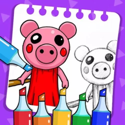 Draw Piggy Coloring