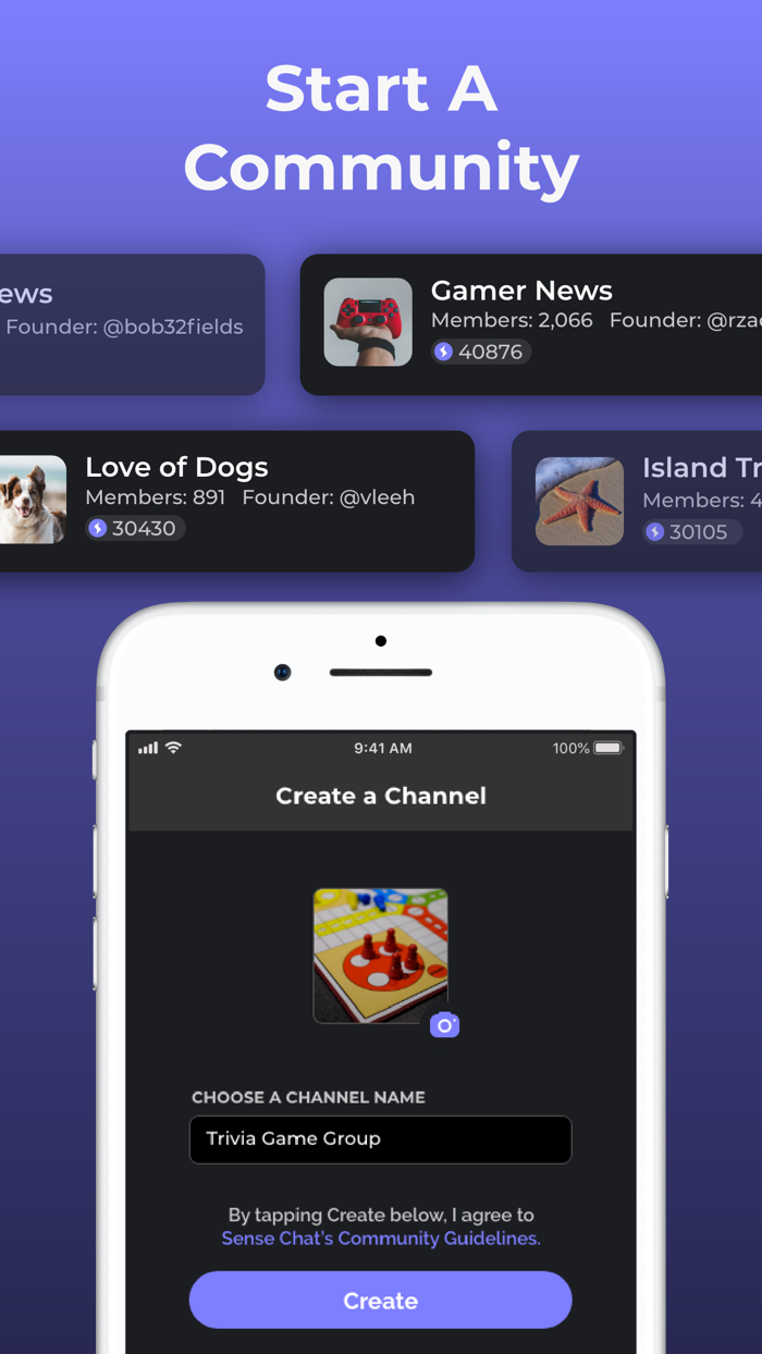 Sense Chat  Social Messenger