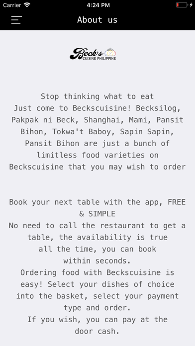 Beck's Cuisine screenshot 2