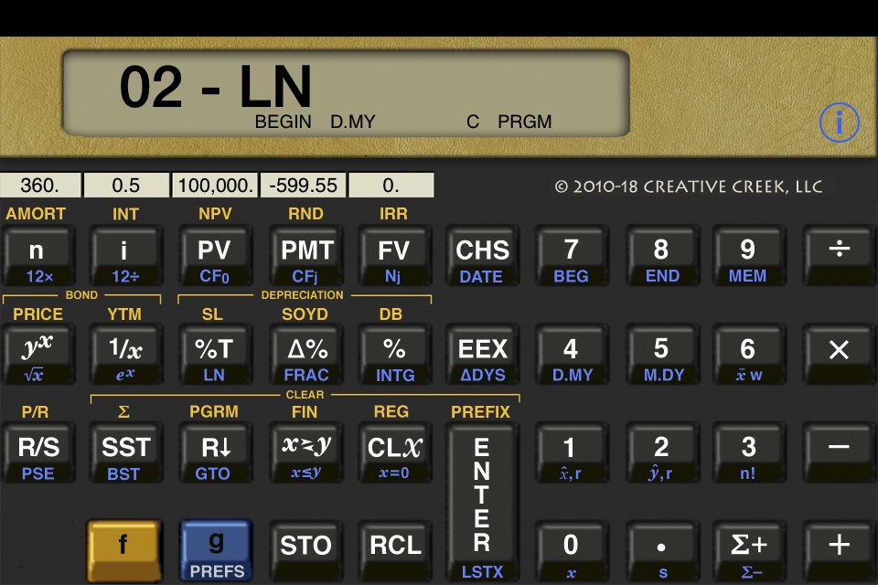 MathU 12D Financial Calculator screenshot 2