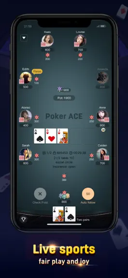 Game screenshot Poker ACE-Your game community apk